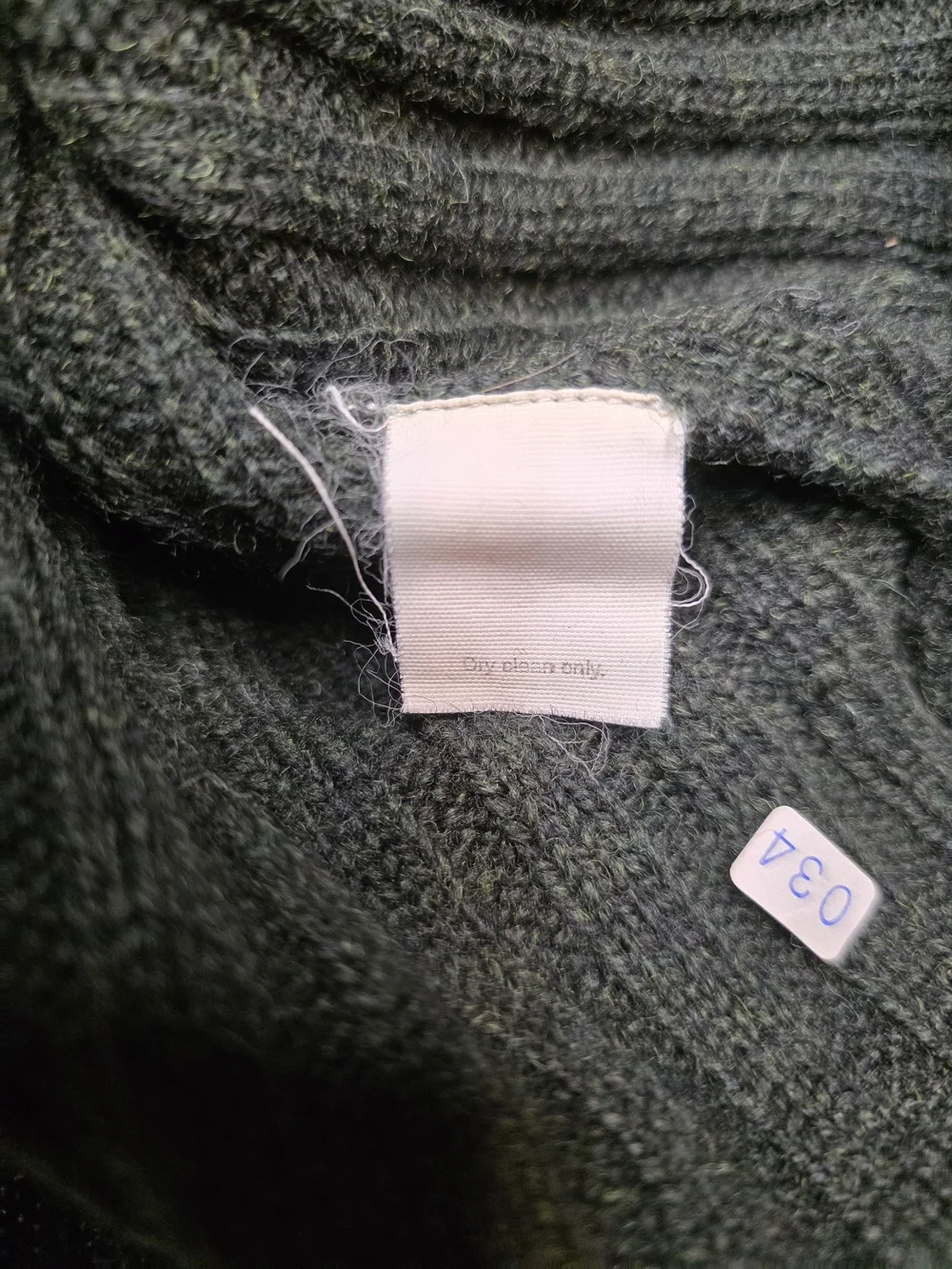 J. Crew 100% Wool Ribbed Crewneck Sweater Charcoal Grey Small